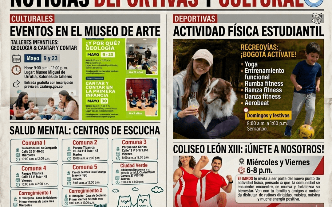 Noticias Deportivas y Culturales – Mayo